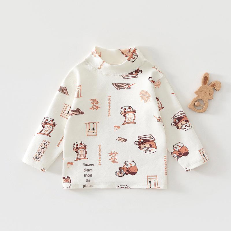 Spring & Autumn Baby Lapel Top: Versatile Base Layer for Boys & Girls