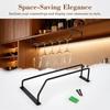 27/35cm Under Cabinet Stemware Holder 1/2/3 Row Hanging Cup Holder  Home Storage