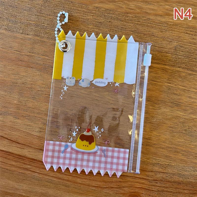 

Пакет для конфет в японском стиле, креативный мультяшный держатель для фотокарточек, сделай сам, протектор для фотокарточек, ПВХ карман для карточек, подвеска