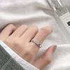 Fashion open ring actress month, smiley face, five-pointed star, personalized niche couple ring jewelry