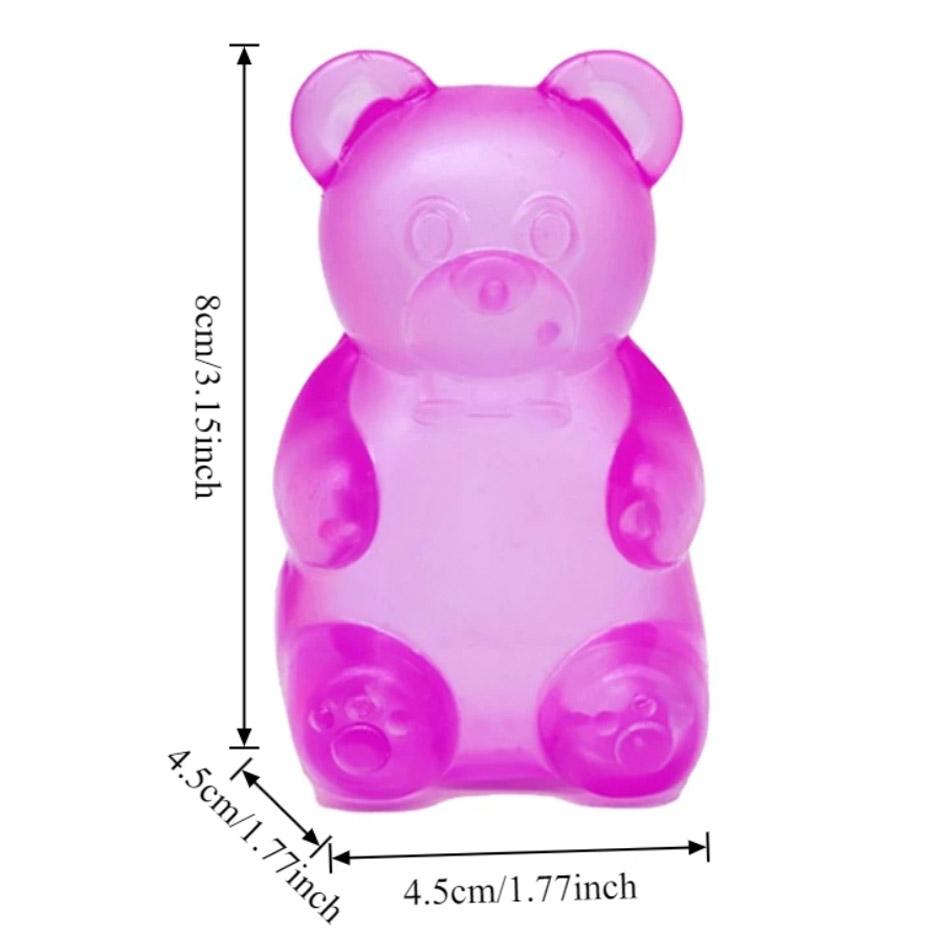 Little Bear Maltose Pinch Toy Slow Rebound Stress Relief Ball Fidget Squeeze Sensory Toy For Relax