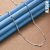 925 Sterling Silver 4mm Men's Necklace Fashionable Wedding Jewelry