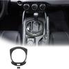 Car Interior Gear Shift Frame Trim Sticker for Mazda MX-5 ND 2015-2023 Center Console Panel Trim Cover Interior Accessories (Carbon Fiber)