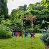 12 Inch Butterfly Garden Stake Decorative Metal Butterfly Stake Outdoor Colorful Butterfly Yard Art for Lawn Porch Pathway Yard Patio Plant Pot Decor