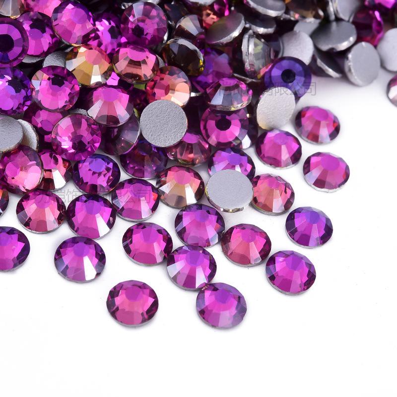 Kristallglas Nagelkunst Flacher Boden Diamant DIY Strass Handytasche Schönheit Guomao A Schmuckzubehör