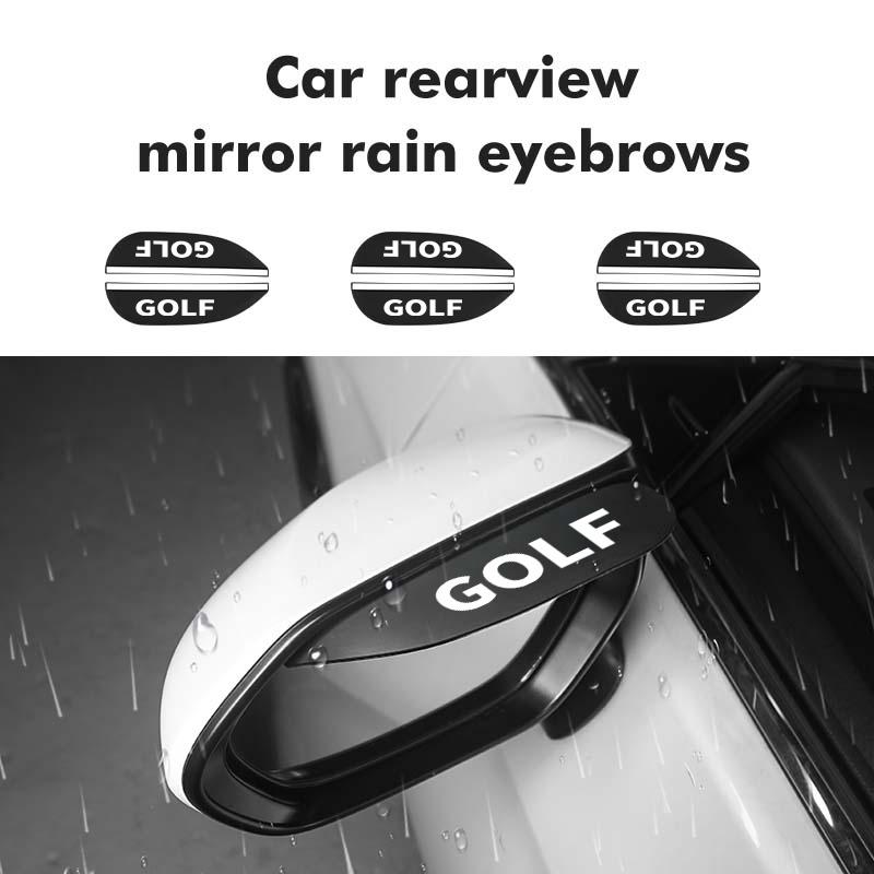 DIG1 Car Rearview Mirror Rain Eyebrow Snow Rain Cover Accessories For Volkswagen VW Tiguan MK1 mk2 2016 2017 2018 2019 2020 2021