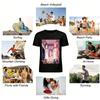 Anime Bathhouse Style Cute Girls Print T-Shirt Trendy Casual Top For Men And Women Pure cotton T-shirt
