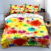 Colorful Star-shaped Splatter. Bedding Sets Duvet Cover Sets Duvet Covers Pillowcases(1 * Duvet Cover 2 * Pillowcases Without Duvet Insert)