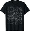 Astronomie Sternbilder Karte_ Sterne Galaxie Himmlisches Geschenk Unisex T-Shirt