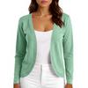 Women's Casual Solid Color Cardigan Top Solid Color Jacket