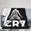 CR7 Blanket Ronaldos Wool Funny Warm Throw Blankets for Home Textile Decor