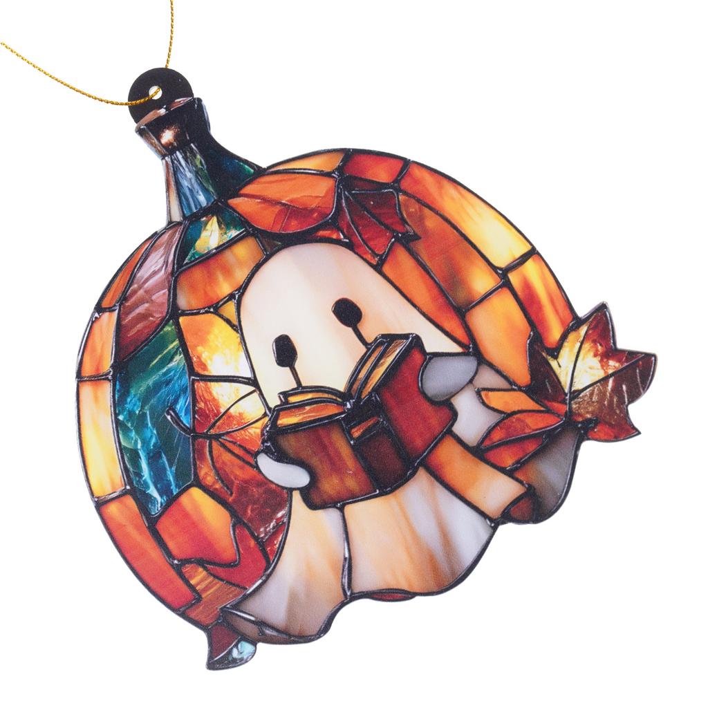 Acrylic Halloween Window Hanging Decor For Indoor Outdoor Fall Party Home Decoration Durable Unbreakable Design