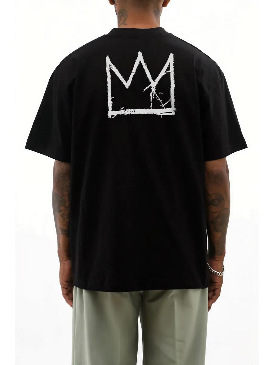 

Black T-shirt with Y2K print on the back 3XL