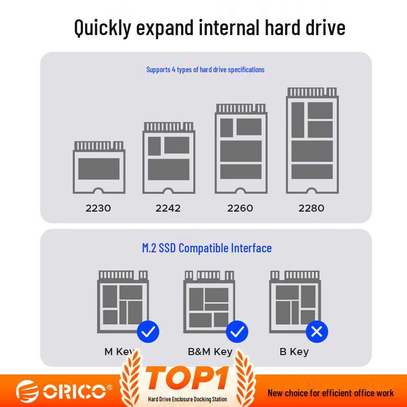 Orico DPM2P9 Type-C M.2 SSD Desktop Docking Station