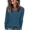 DICIFY Women's Fashion V-Neck Long Sleeve Autumn Winter Casual Blouses & Shirts