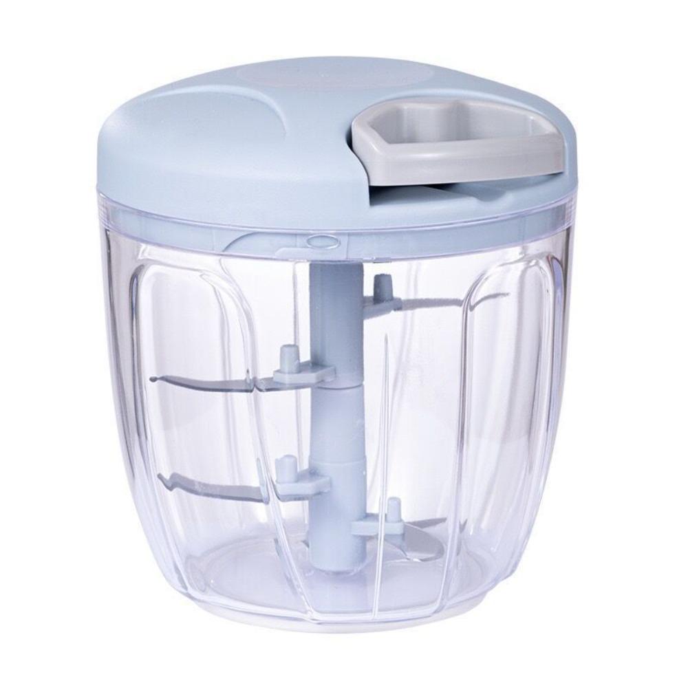 Green Food Processor Kitchen Gadgets 200ml/400ml Vegetable Chopper Blender Stainless Steel Blades Manual Pull Food Chopper