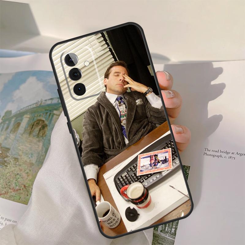TV The Office Michael Scott Case For Samsung Galaxy A54 A34 A14 A06 A16 A26 A36 A56 A12 A32 A52 A13 A33 A53 A15 A35 A55
