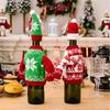Holiday Wine Bottle Cover Festive Celebrations Woven Bags Party Dinner Decor 6XDE