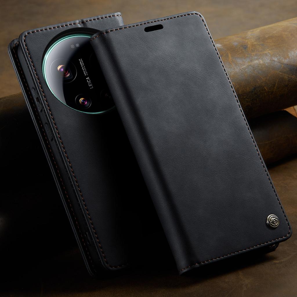 CaseMe Luxury Magnetic PU Leather Wallet Phone Case For Xiaomi 17 Ultra/17Ultra Shockproof Holder Pocket Cover For Xiaomi17Ultra