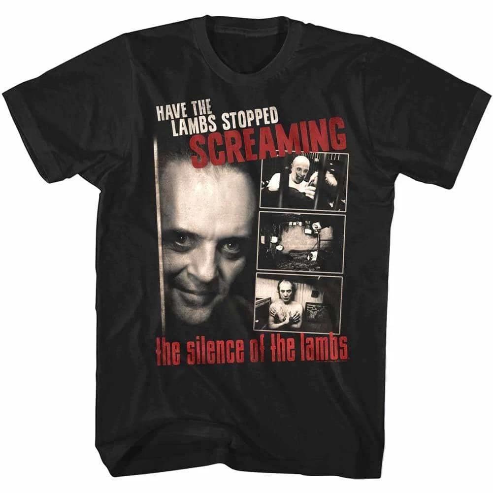 Silence of the Lambs Stopped Screaming Men s T Shirt M