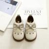 New Autumn and Winter Girls Bow Comfortable and Fashionable Soft-soled Leather Shoes