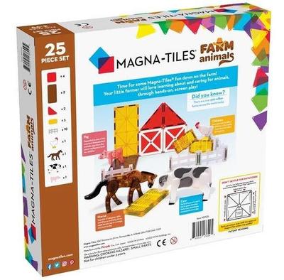 Magna-Tiles Farm Magnetic Constructor, 25 Pieces
