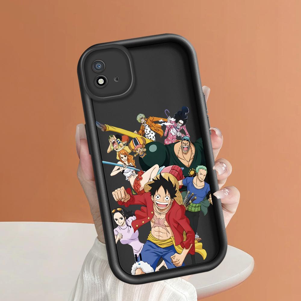 Weiches Silikon-Quadratleiter-Druckmuster-Telefongehäuse Vollständige Abdeckungskamera Stoßfestes Schutzgummigehäuse für OPPO Realme