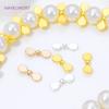 18K Gold Plated Brass Spacer Beads,Spacer Bar For Jewelry Making,Beads Separator,DIY Bracelet Making Supplies,Necklace Findings