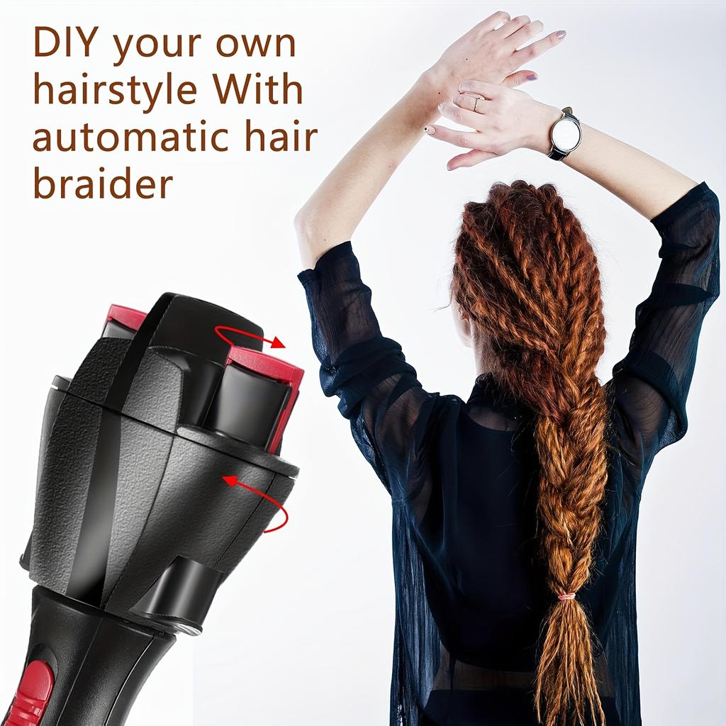 Braid-360-degree rotating head design supports wireless wired operation salon home dual-purpose hair tool