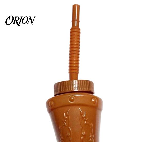 Accesorios Únicos para Bebidas de Fiesta Vasos de Bota de Cowboy con Tapas y Pajitas, Vasos de Plástico Retro Creativos de 11 oz para Zumo Cerveza para Tema Vaquero