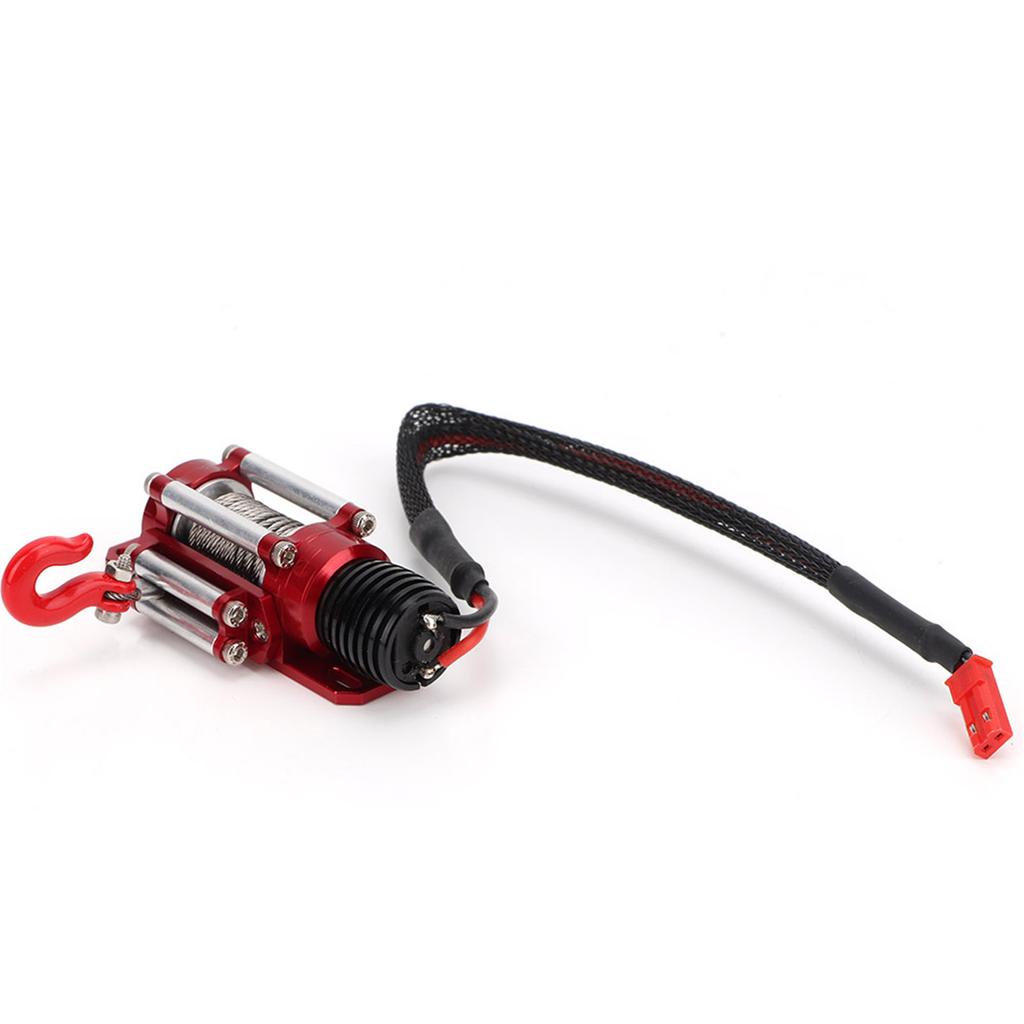 Electric Alloy Winch Fit for D90 SCX10 1:10 Simulation RC Car Accessory