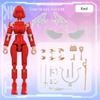 3D Printed Mannequin Dummy Magical Beauty Girl Action Figure  Multi-Jointed Movable Shapeshift Robot Ornament  For Kids Adult