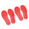 2Pair Foot Shaped Floor Markers PVC Non Slip Educational Footprint Markers for Preschool Classroom
