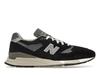 998 Made In USA Low Black Silver - U998BL