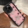 Black Spot Bow Is Suitable for Iphone16pro Mobile Phone Case 11 Apple 15 Foreign Trade 14/13promax New 12.