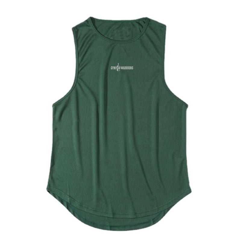 Muscleguys Mesh Gym Clothing Muscle Guys Singlets Quick Dry Stringer Tank Top Men Fitness Sleeveless Sports Tank Tops