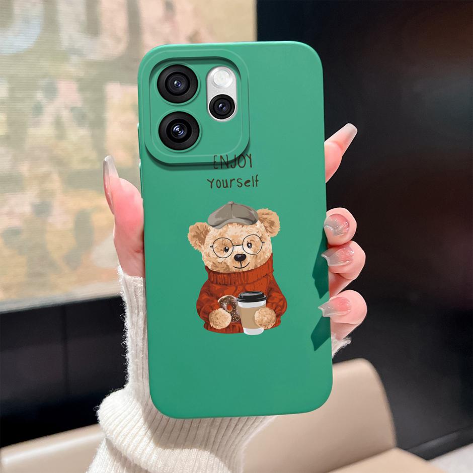 Case For Oppo Reno15 Pro Reno15F Cute Cartoon Dinosaur Silicone Protective Bumper Cover For OppoReno15 15Pro Anti Scratch Fundas