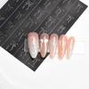 Hallow Butterfly Bow Knot Nail Art Sticker Self Adhesive Sticker Manicure Salon Supply French Smudge Template Auxiliary Sticker