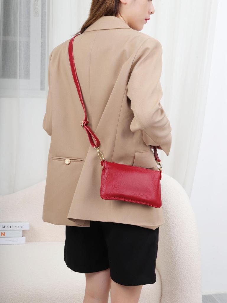 2025 Women's Fashion Cowhide Envelope Clutch Bag - Versatile & Trendy Handheld Accessory