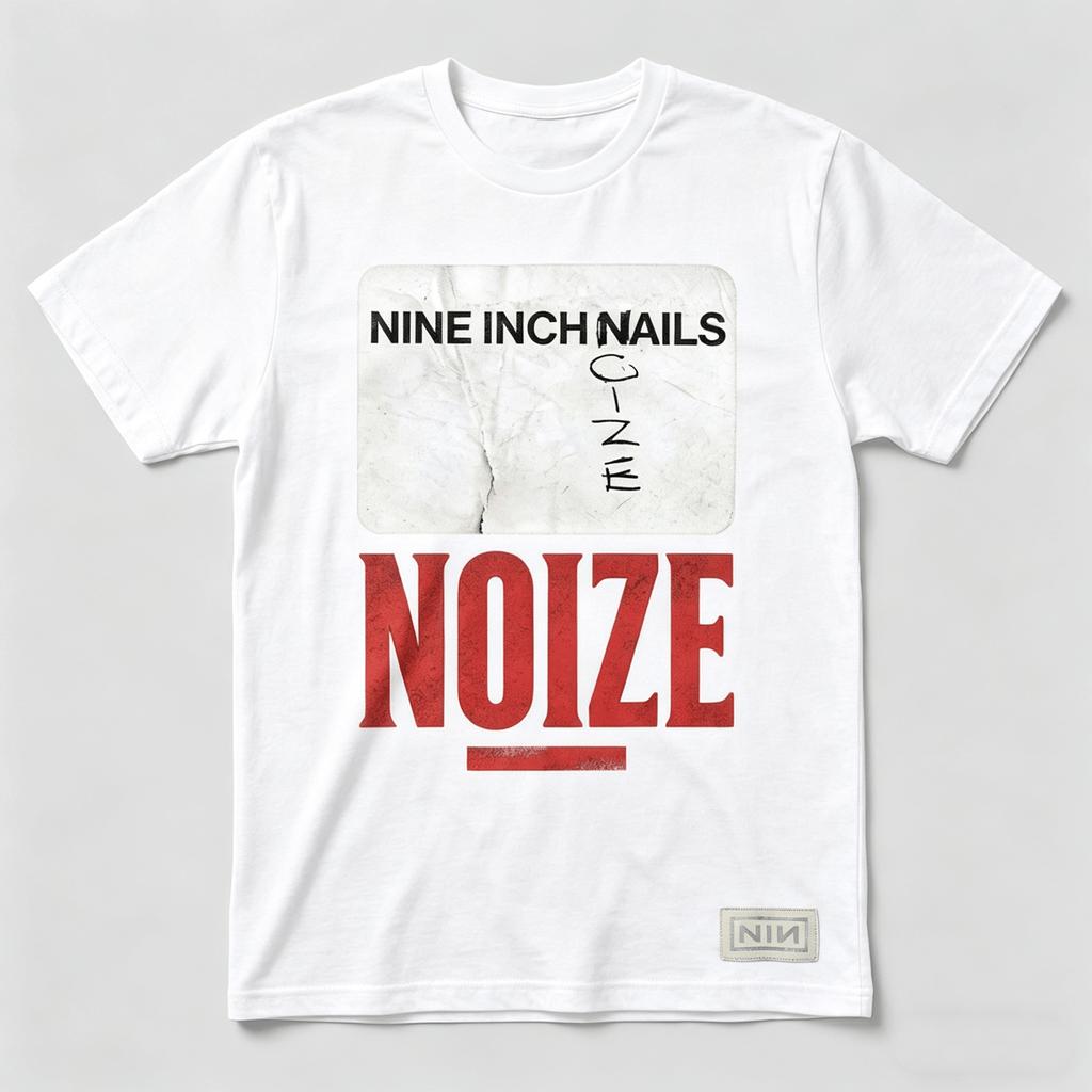 Nine Inch Nails New Album Nine Inch Noise  Unisexs Luxury Tshirt Unisex O Collar Cotton Short Sleeve 21st Century Fashion