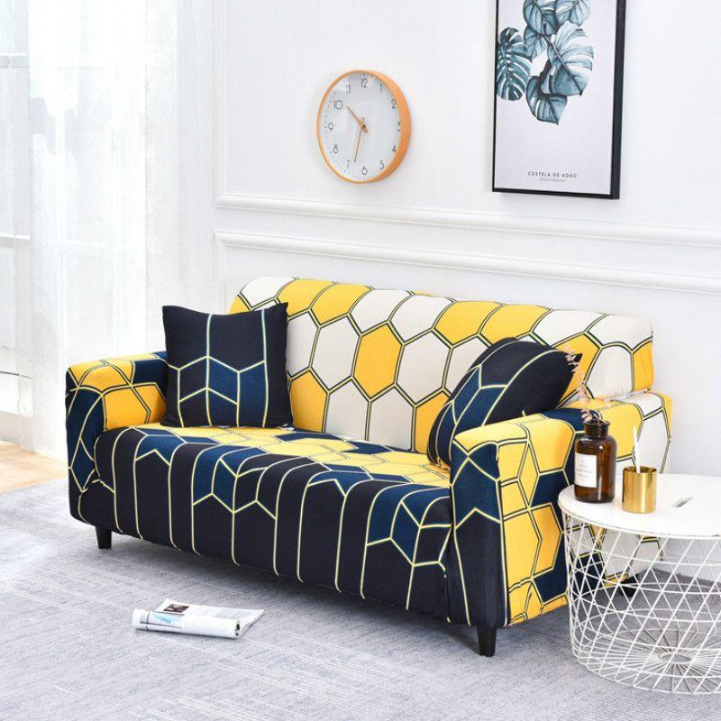 

Роскошный эластичный чехол для дивана, нескользящий, тянущийся чехол-накидка с цветочным дизайном листьев для идеальной посадки Dynamic,1pcs 45*45cm Pillowcover