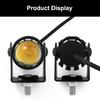 Led Motorcycle Spotlight With Switch Super Bright Motorcycle Led Explorers Headlight Projector Fisheye Lens Led Moto Fog