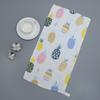 6 Layer Pure Cotton Baby Gauze Square Towel High Density Printed Children Face Washing Saliva Towel Soft Absorbent
