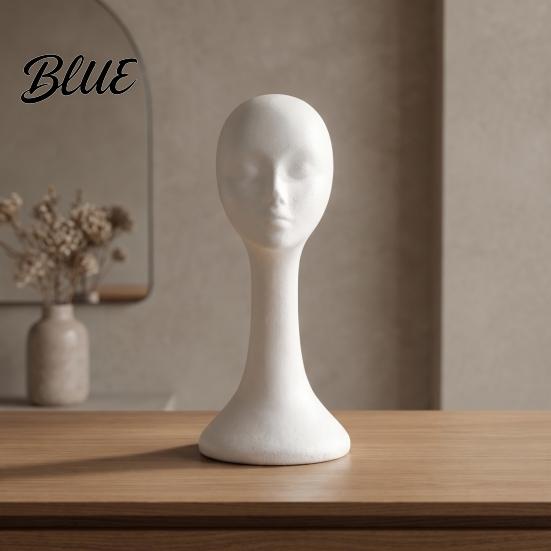 Testa di Manichino per Cappelli in Schiuma, Espositore per Cappelli Maschile Femminile, Modello Leggero, Accessori per la Conservazione di Parrucche, Fabbricazione