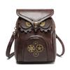 Pu Small Crossbody Bag For Women With Punk Style And Owl Design For Daily Use