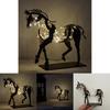 Iron Animal Figurine With Led Light For Living Room Or Office Decor