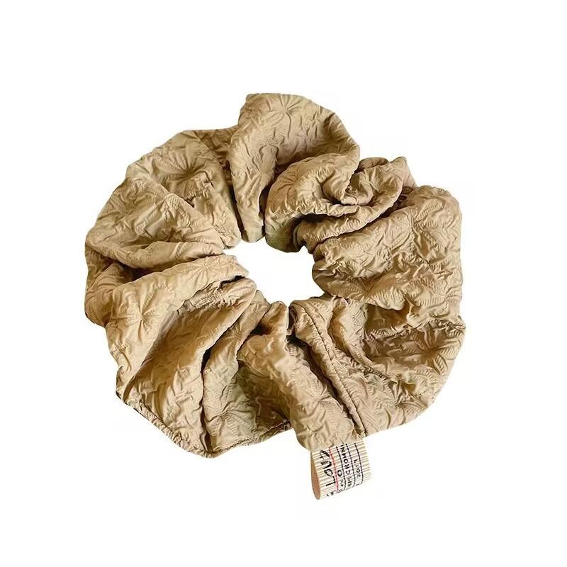 Premium Sense Fat Intestine Headband Year Low Ponytail Hair Rope Head Flower Temperament Tied Hair Large Intestine Hair Band Rubber Band