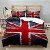 British Flag Artwork 3PCS Bedding set,Ideal for 1pc Duvet Cover And 2pcs Pillowcases Perfect for Fan gift,Ideal for Bedroom, Dormitory