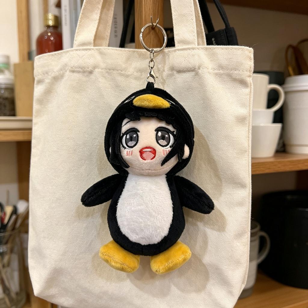 2026 Cute Gugu Gaga Keychain Plush Doll ,25cm Penguin Gugugaga Plush Hot Meme Peripheral Stuffed Toys Birthday Gift