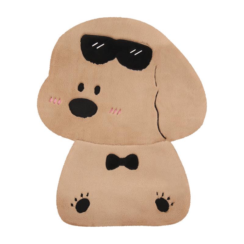 Winter Plüsch Autositzkissen aus Kaninchenfellimitat - Niedlich und warm für Haustiere